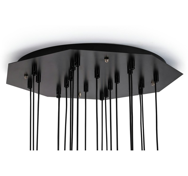 MOOSEE lampa wisząca FLUSSO 20 czarna