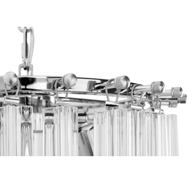 Lampa wisząca MURANO S chrom - szkło, metal