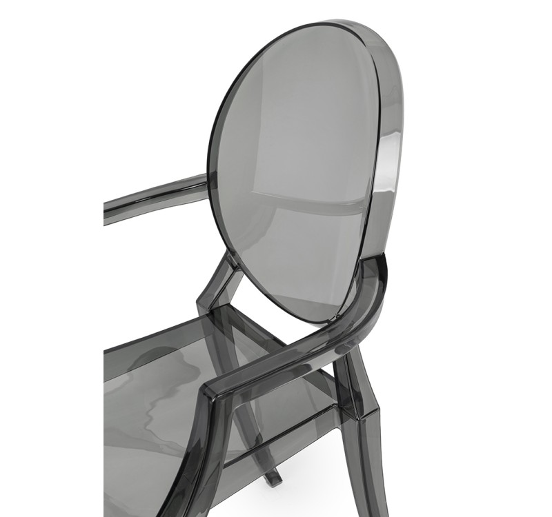 Krzesło LOUIS dymione - poliwęglan