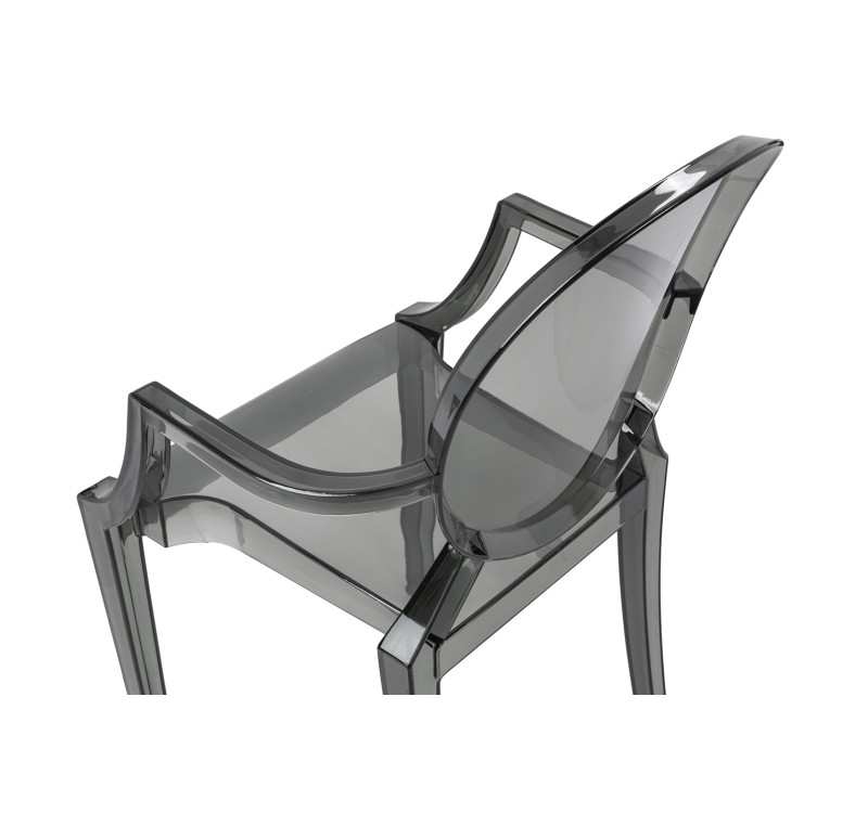 Krzesło LOUIS dymione - poliwęglan